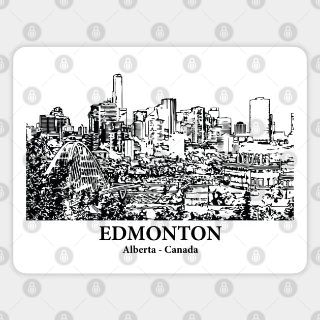 Edmonton - Alberta Magnet by Lakeric